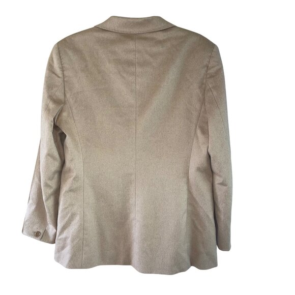 Max Mara Womens 100% Camel Hair Pant Suit Size 12 Corda Relaxed Classic - Picture 5 of 16